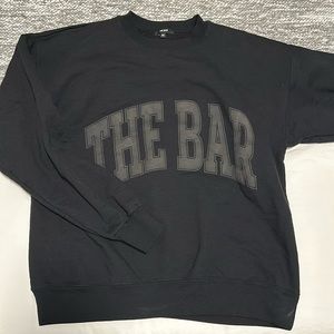 The Bar Black Sweatshirt